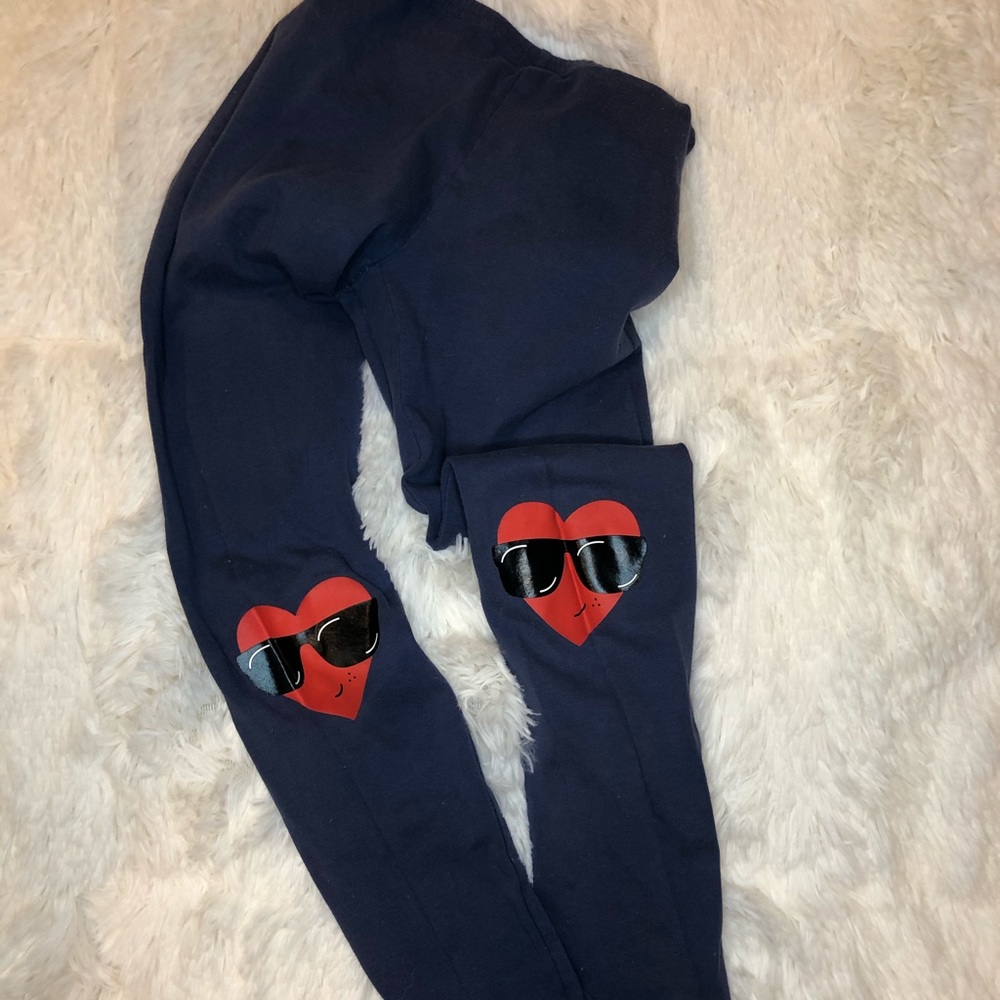 Old Navy Cool heart sunglasses leggings Girls 12